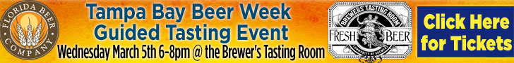 Buy your Tampa Bay Beer Week Guided Tasting Tickets Now!