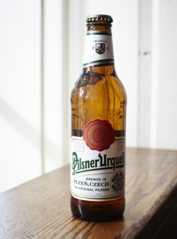 pilsner urquell brown bottle