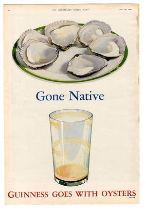 Guinness Gone Native Oyster Ad