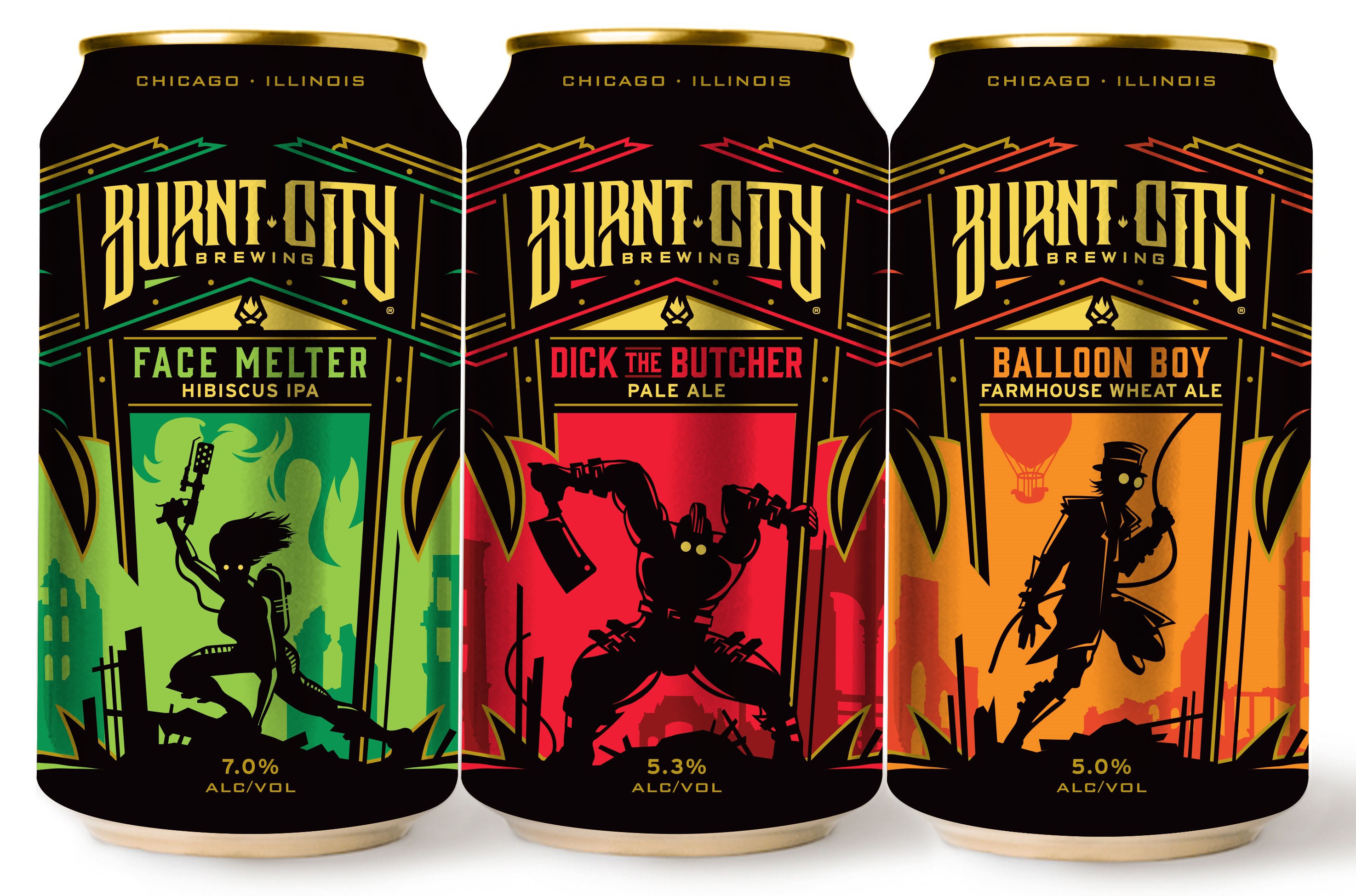 Burnt City Brewing Cans