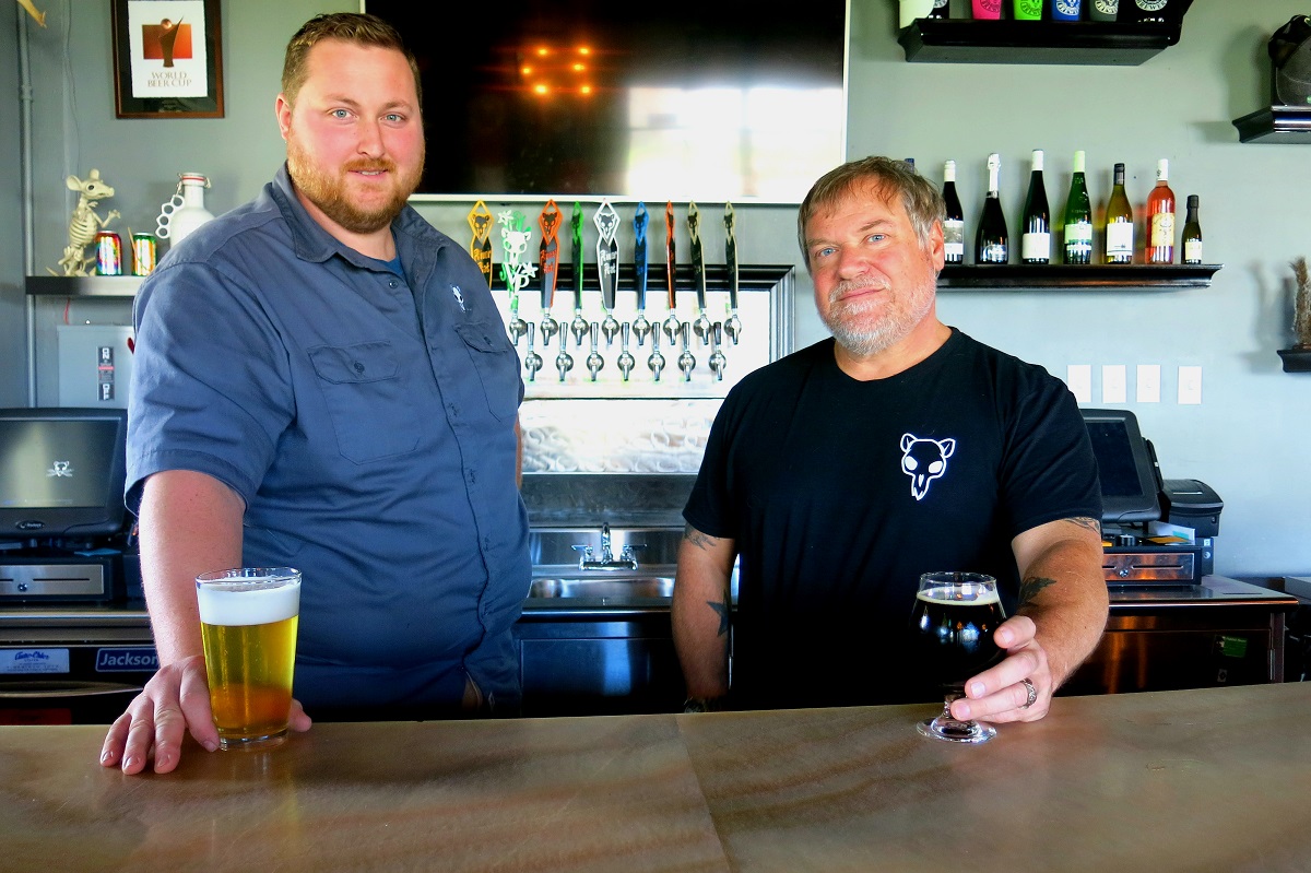 Drew Walker and Mike Tourville of River Rat Brewery