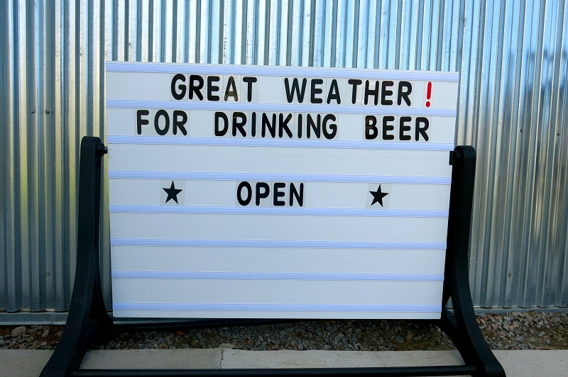 River Rat Brewery Sign