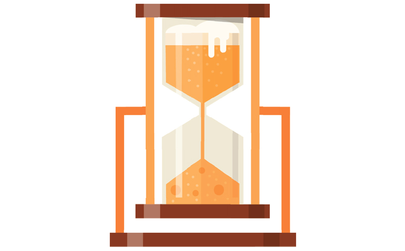beer hourglass